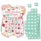Big Dot of Happiness Floral Let's Par-Tea - Picture Bingo Cards and Markers - Garden Tea Party Baby Shower Shaped Bingo Game - Set of 18
